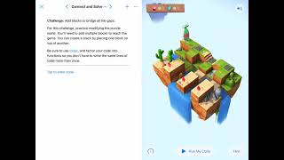 Connect and Solve - Swift Playgrounds Learn to Code 2 with Explanation