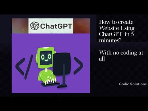 How to create website using ChatGPT | Website with no coding skills | Website using AI