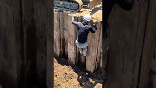 Teamwork in Efficient Soil Excavation #SoilExcavation #ConstructionTeamwork #EfficientBuilding