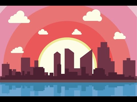 Illustrator Tutorial: How to Create a Flat Cityscape
