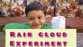 Rain Cloud Experiment | Easy Science experiment for kids | Educational video | 5yrs old |PRAVIT JAIN