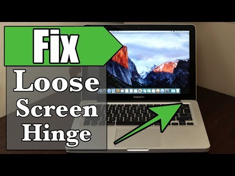 How to Fix Loose Macbook Pro Screen Hinge