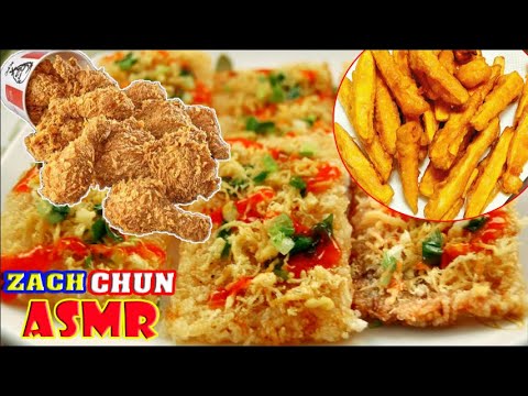 ASMR MUKBANG - Eat all Crispy, Sweet, and Spicy things with Vodka - Relaxing Sounds - No Talking