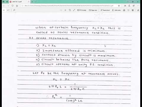 09 Unit 03 Series Resonance Analysis 1