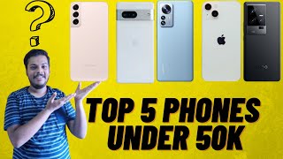 Top 5 Phones Under 50000 - konsa phone liya jaye? || Best phone under 50K 😍😍 #tech #yt