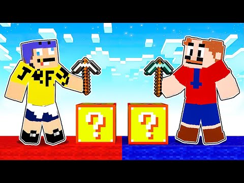 Jeffy and Marvin Play a Lucky Block Race in Minecraft!