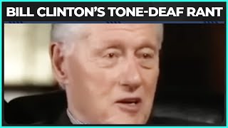 Bill Clinton’s Tone-Deaf Rant Proves Why Democrats Keep Losing