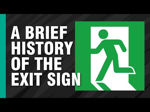 A Brief History of the Exit Sign | ARTiculations