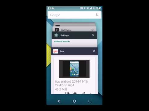 Brief demo of Android Lollipop on my Nexus 5