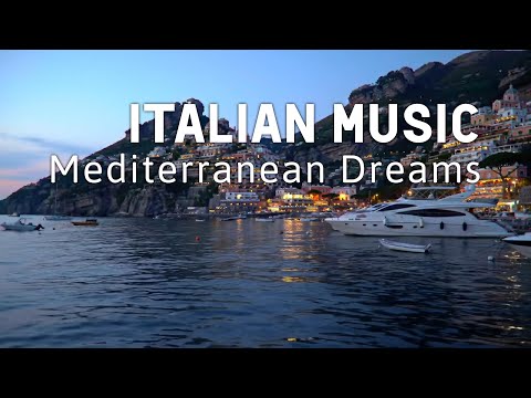 Romantic Italian Music with Beautiful Travel Scenery of Italy 🍝🍇🌅  Instrumental Background Music
