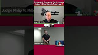 Defendant Demands ‘Real’ Lawyer—Judge’s Clap-Back Is Priceless 😂 #courtroomdrama #courtvibes #news