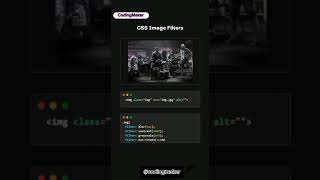 CSS Image Filters  #css  #webdevelopment  #frontenddevelopment  #cssimages #webtech  #csstutorials