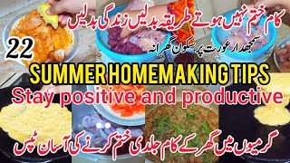 22 habits How to Manage Home Smartly/Kitchen Productivity simple effective tips for HOMEMAKING