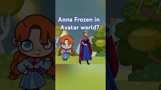 let's make a Anna in Avatar world!❄️#avatarworld #tocaboca #frozen #cosplay #fyp #fypシ゚viral #shorts