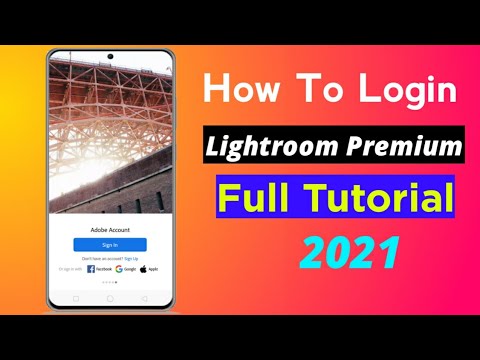 How To Login Lightroom | Lightroom Me Login Kaise Kare | Lr Me Account Kaise Banaye | [EMS]