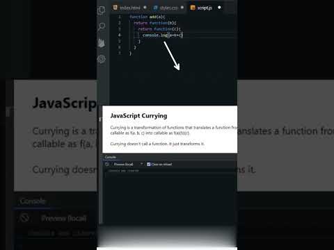 Currying in JavaScript - #beadeveloper