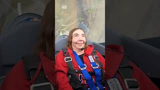 Pilot shows off the impact of flying at 9.5G 😅 #shorts #funny #gforce