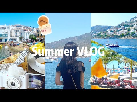 Travel VLOG📍Spain #3 | Visiting Cadaqués, first time karting, walking on the beach