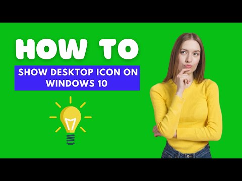 How to Show Desktop Icons on Windows 10 PC | MeroWindows