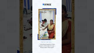 UIUX Sketch Drawing Event At Btree Systems | Live Classroom Training | #uiux #uiuxcourse #uiuxfigma