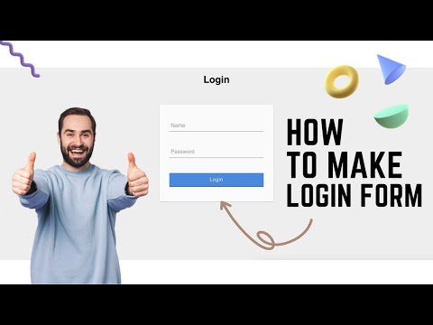 How To Create Login Form In HTML and CSS | Make Sign In Form Design