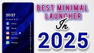 2025 Best Minimal Android phone launcher: Home screen customization #tutorial #homescreensetup