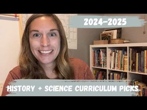 Science + History Curriculum Picks - 2024/2025