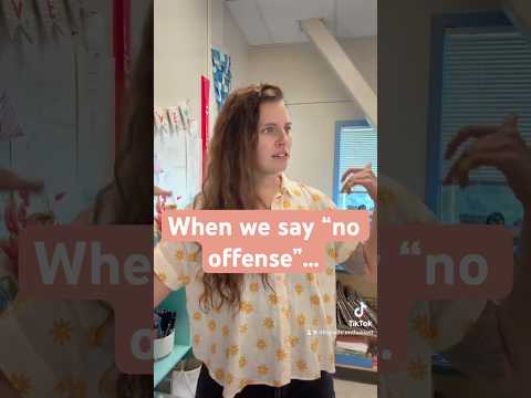 🚫 “No Offense” = Still Offensive! Think Before You Speak. 💭 #Shorts #KindnessMatters #SEL