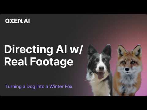 How to Blend Real Footage + AI to Direct a Winter Fox