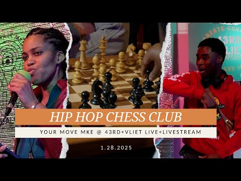 HIP HOP CHESS CLUB | 43RD+VLIET LIVE+LIVESTREAM