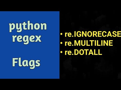 Python Regex Hands-on | commonly used Flags