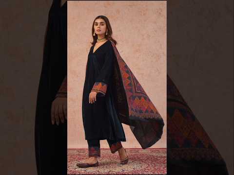 Top Elegant Wool Shawl Dress Designs 2025 | Trandy Winter Dress Designs #shortvideo #winterdresses