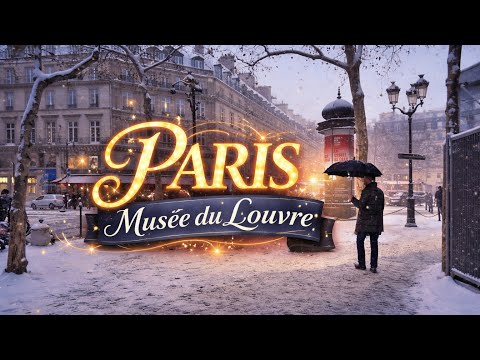 PARIS 🇫🇷 | Snowfall in the City of Light [FULL TOUR 4K] ❄️