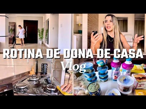 VLOG DE ROTINA DE DONA DE CASA | faxina | organização | supermercado