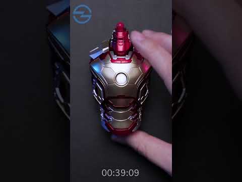 Iron Man Mark 42 model kit speed build in 60 seconds #Shorts