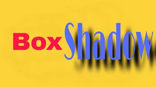 box shadow, CSS 3