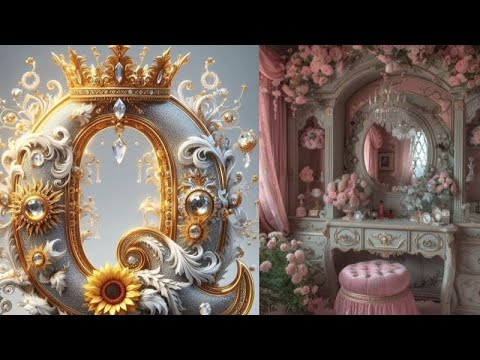 Choose your name’s first letter & reveal your DREAM makeup room! #viralvideo