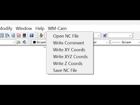 How To Upload WM-CAM (AutoCAD 2007)
