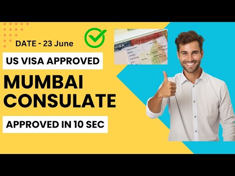 US Visa Approved in 10 secs | Interview Experience