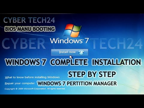 How to download window 7 and install in computer step by step