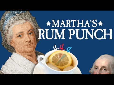 Martha Washington's Rum Punch Recipe - Cocktail