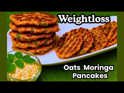 Quick and healthy breakfast with oats, moringa for magic weightloss I Energy boosting snacks