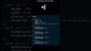 CSS Wavy Loading Animation in 30 Seconds | CSS Loading Animation | Website Loading Animation CSS