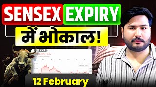 Sensex Expiry and￼ Nifty & Bank Nifty Analysis for Thursday | 12 February 26 | NIFTY Tomorrow
