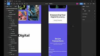 Figma Crypto web app design