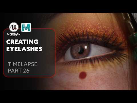 3D Character Eyelashes Tutorial - Materials & Rendering