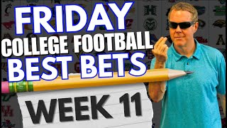 FREE Picks For ALL THREE Friday Week 11 College Football Games!