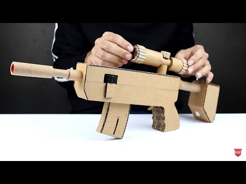 How to Make Cardboard Gun that Shoots Bullets