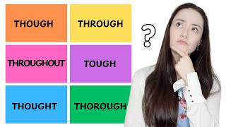📘 English Vocabulary: through, though, throughout, tough, thought, thorough | What's the Difference?