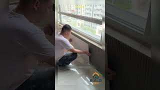 Proper mixing of tile adhesive  #AdhesiveMixing #TilingTips #DIY